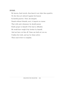By Heaven Fond Wretch Thou Know'st Not What Thou Speak'st